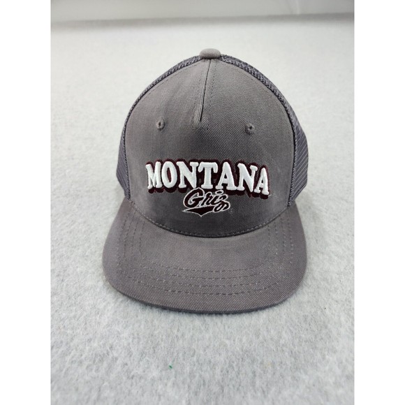 New University Of Montana Grizzlies Snapback Hat Cap Grizz Bear YOUTH Adjustable - Picture 3 of 7